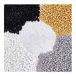 4000Pcs 5 Styles Glass Seed Beads&nbsp;SEED-PH0002-57