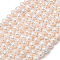 Natural Cultured Freshwater Pearl Beads Strands&nbsp;PA-CBABE82-06B