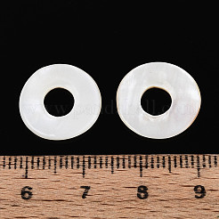 Natural Freshwater Shell Linking Rings&nbsp;SHEL-N038-09