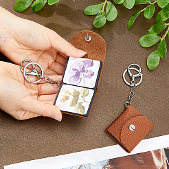Imitation Leather Keychains&nbsp;HJEW-WH0108-015P-A