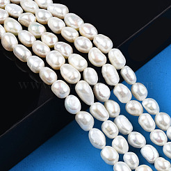 Natural Cultured Freshwater Pearl Beads Strands&nbsp;PEAR-N014-07H