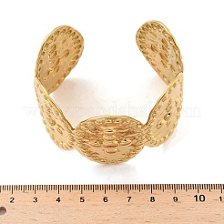 304 Stainless Steel Cuff Bangles for Women&nbsp;AJEW-P127-13G