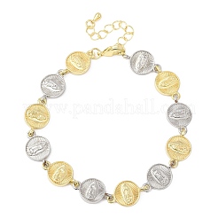 Brass Link Chain Bracelets for Women&nbsp;BJEW-G762-03GP-02