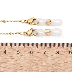304 Stainless Steel Curb Chain for Eyeglasses&nbsp;AJEW-EH00411-01