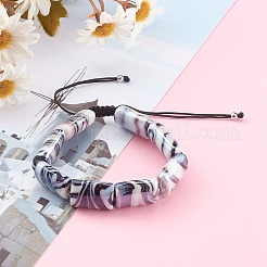Adjustable Nylon Thread Braided Bead Bracelets&nbsp;BJEW-JB06070-02