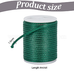 10 Rolls 10 Colors Polyester Braided Cords&nbsp;OCOR-GO0001-02