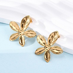 304 Stainless Steel Stud Earrings for Women&nbsp;EJEW-K306-16G