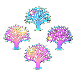 201 Stainless Steel Filigree Pendants&nbsp;STAS-TAC0018-06