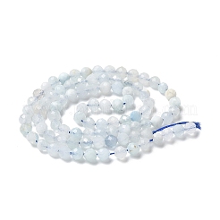 Natural Aquamarine Beads Strands&nbsp;G-E411-19E-4mm-01
