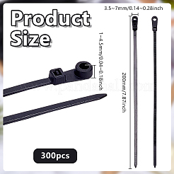 300Pcs Nylon Cable Ties&nbsp;AJEW-GO0004-13