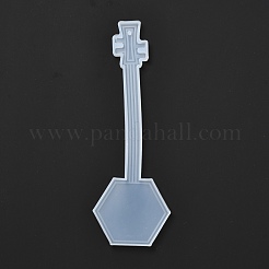 DIY Hexagon Moon Lute Bookmark Silicone Molds&nbsp;DIY-F089-05
