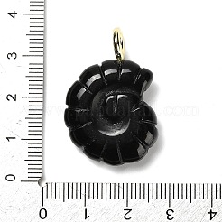 Natural Obsidian Pendants&nbsp;G-A287-01G-03