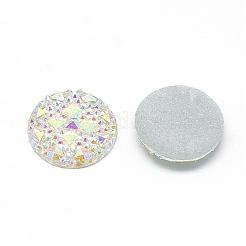Resin Cabochons&nbsp;CRES-Q192-25mm-10AB
