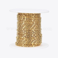 Handmade Ion Plating(IP) 304 Stainless Steel Ball Chains&nbsp;STAS-F136-13G-10m
