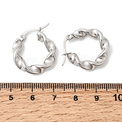304 Stainless Steel Hoop Earrings&nbsp;EJEW-L313-03P