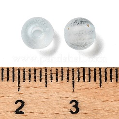 Frosted Transparent Acrylic Beads&nbsp;OACR-F013-12G