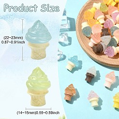 Luminous Resin Ice Cream Display Ornaments&nbsp;RESI-CJZ0001-10