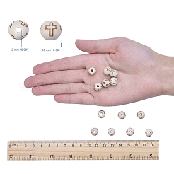 Natural Round Wood Beads&nbsp;WOOD-S656-LF
