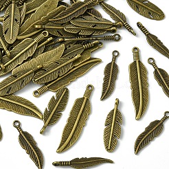 60Pcs Tibetan Style Alloy Pendants&nbsp;TIBEP-FS0001-19