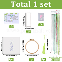 DIY Bookmarks Embroidery Starter Kit&nbsp;DIY-WH20816-004C