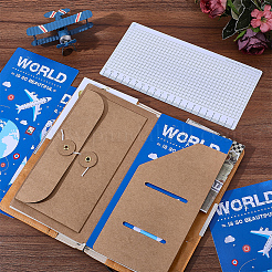 Diary Travel Notebook Plastic Sheet&nbsp;OFST-CP0001-20B