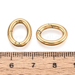 304 Stainless Steel Spring Gate Rings&nbsp;STAS-N115-72A-G