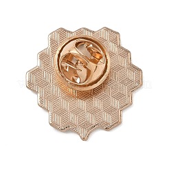 Busy Bees with Honeycomb Enamel Pins&nbsp;JEWB-B029-02B