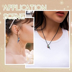 6 Sets 6 Styles Epoxy Resin Pendants&nbsp;RESI-YW0006-38