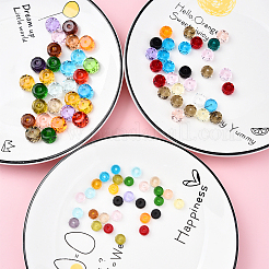 30Pcs Transparent K9 Glass Beads&nbsp;GLAA-YW0004-16A