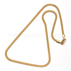 304 Stainless Steel Bar Link Chains Necklaces&nbsp;NJEW-O066-32