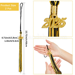 Polyester Graduation Tassel Pendant Decorations&nbsp;AJEW-WH20020-078A