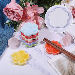 8Pcs 8 Colors Porcelain Chopstick Stand&nbsp;AJEW-GL0003-10