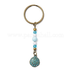 Alloy Conch Pendant Keychains&nbsp;KEYC-JKC01225-09