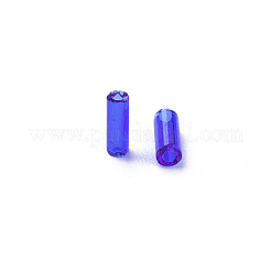 Transparent Glass Bugle Beads&nbsp;SEED-N005-001-C15