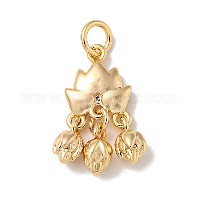 Brass Pendants&nbsp;KK-K378-10G-1