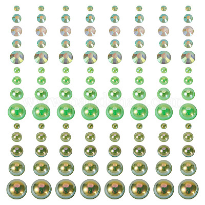Half Round ABS Plastic Cabochons&nbsp;FIND-TAC0038-08F-1