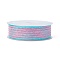 Polyester Ribbon, Striped Pattern, Plum, 3/8 inch(9mm), about 100yards/roll(91.44m/roll)