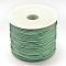 Nylon Satin Rattail Cords, Beading Threads for Bracelet Jewelry Making Chinese Knot Macrame Craft, Dark Sea Green, 1.5mm, about 100yards/roll(300 feet/roll)