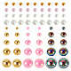 Half Round ABS Plastic Cabochons&nbsp;FIND-TAC0038-08C-1