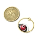 Glass Seed Beaded Evil Eye Pendants&nbsp;PALLOY-MZ00532-02-2