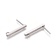 Non-Tarnish 304 Stainless Ear Stud Components&nbsp;STAS-M274-012A-P-1
