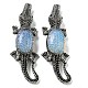 Dual-use Items Alloy Crocodile Brooch&nbsp;JEWB-C026-01G-AS-1