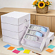 4 Grids Paper Packing Boxes&nbsp;CON-WH0089-249B-4