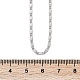 Brass Textured Oval Link Chain Necklaces&nbsp;NJEW-H053-01B-P01-5