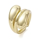 Rack Plating Brass Open Cuff Rings&nbsp;RJEW-K257-12G-1
