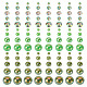 Half Round ABS Plastic Cabochons&nbsp;FIND-TAC0038-08F-1