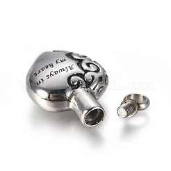 Retro 304 Stainless Steel Pendants&nbsp;STAS-L237-12AS