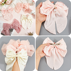 4Pcs 4 Styles Cloth Bowknot Alligator Hair Clips&nbsp;PHAR-SP0001-17B