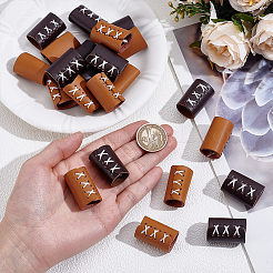 24Pcs 2 Colors PU Leather Scraf Adjustment Buckles&nbsp;FIND-PH0060-39