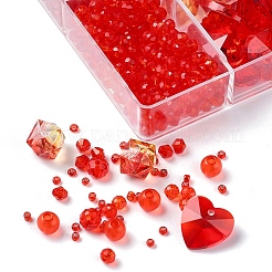 DIY Red Series Jewelry Making Kits&nbsp;DIY-YW0002-94B
